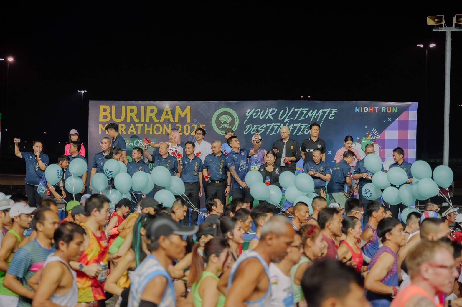 ยามาฮ่า ร่วมปล่อยตัวไนท์รันที่เดียวในโลก ระดับเหรียญทอง “บุรีรัมย์มาราธอน 2025”